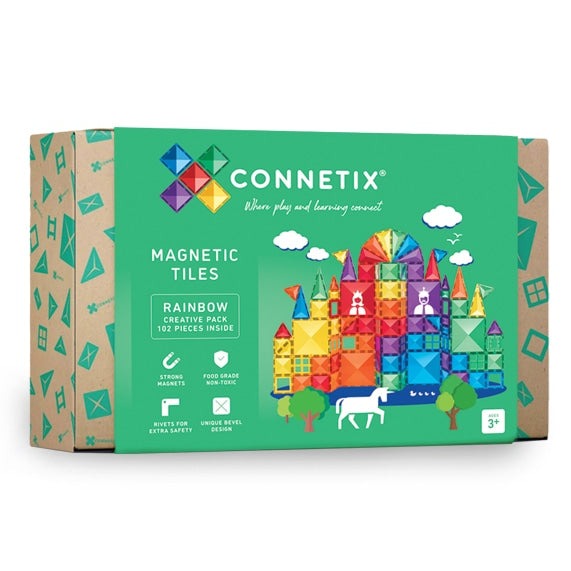 Connetix - Rainbow - 102 Piece Creative Pack