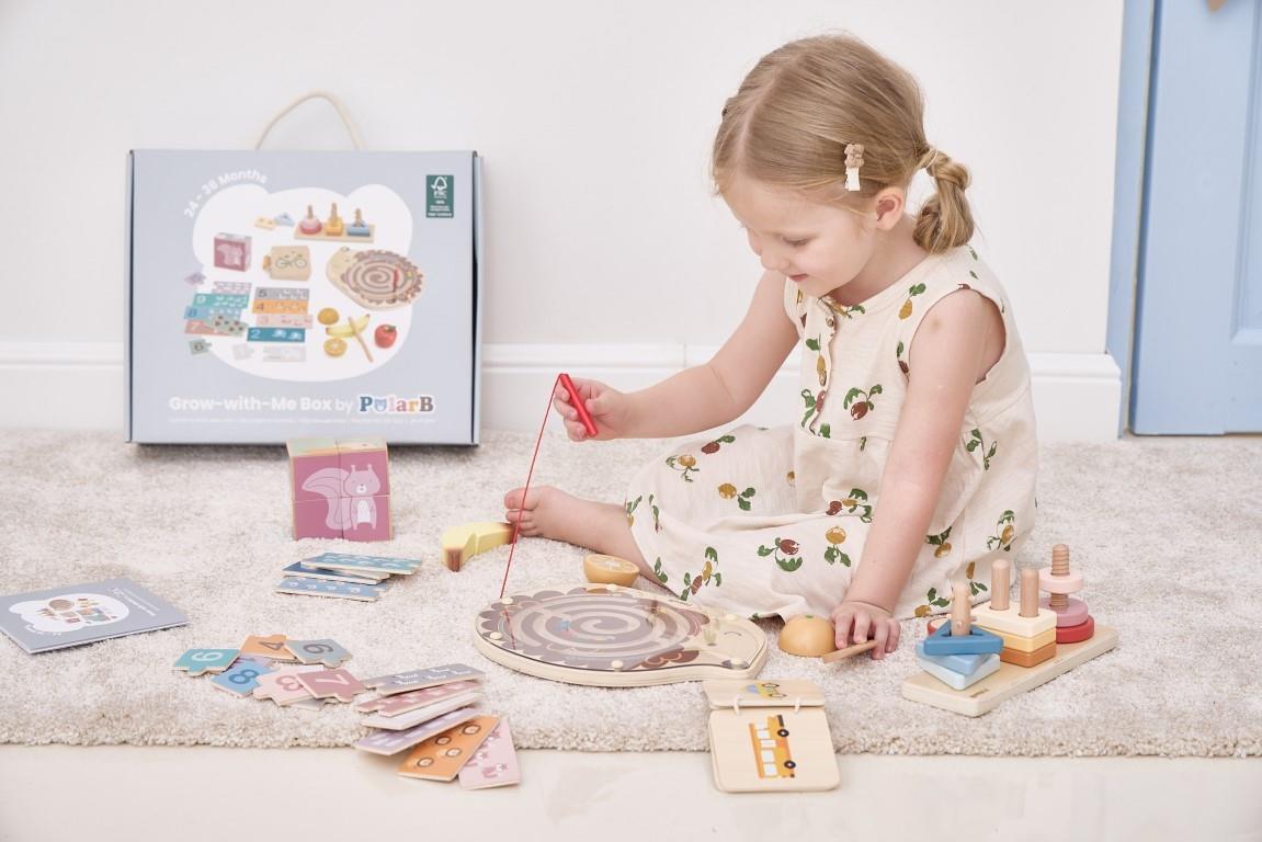 Polar B Grow with Me Box - Little Thinkers For 24-36 Months