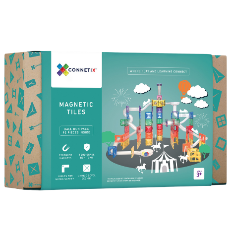 コネクティクス パステル 106 Piece Ball Run Pack Pastel Connetix