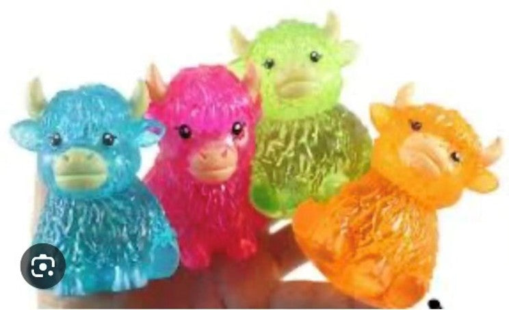 Squishy Translucent Highland Cow