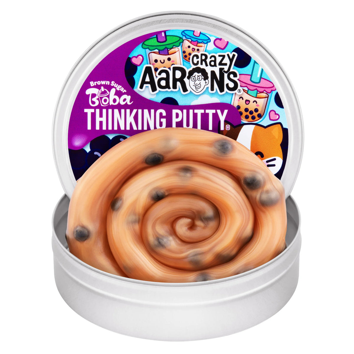 Crazy Aarons Thinking Putty - Brown Sugar Boba