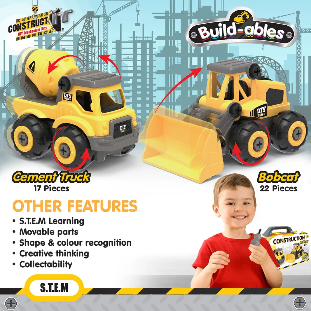 Build-ables - Construction Vehicles 2 in 1