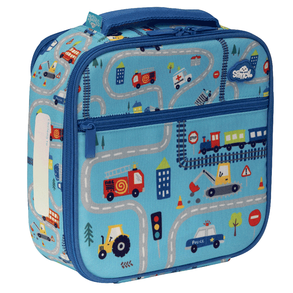 Spencil Little Cooler Lunch Bag + Chill Pack - Tiny Town