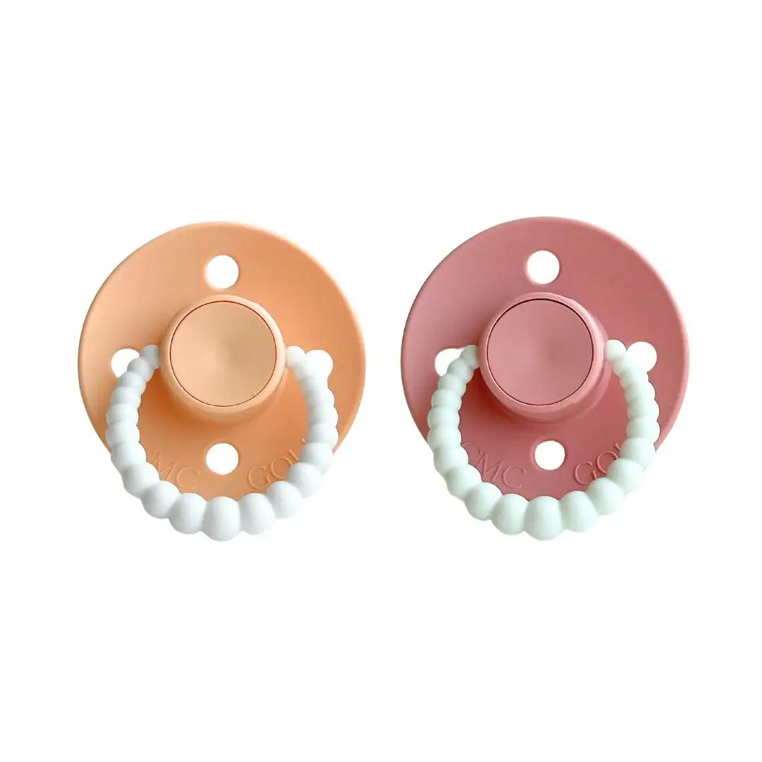 CMC &#39;Bubble&#39; Dummies - Dusty Rose + Sweet Peach (Glow in the Dark Handle)