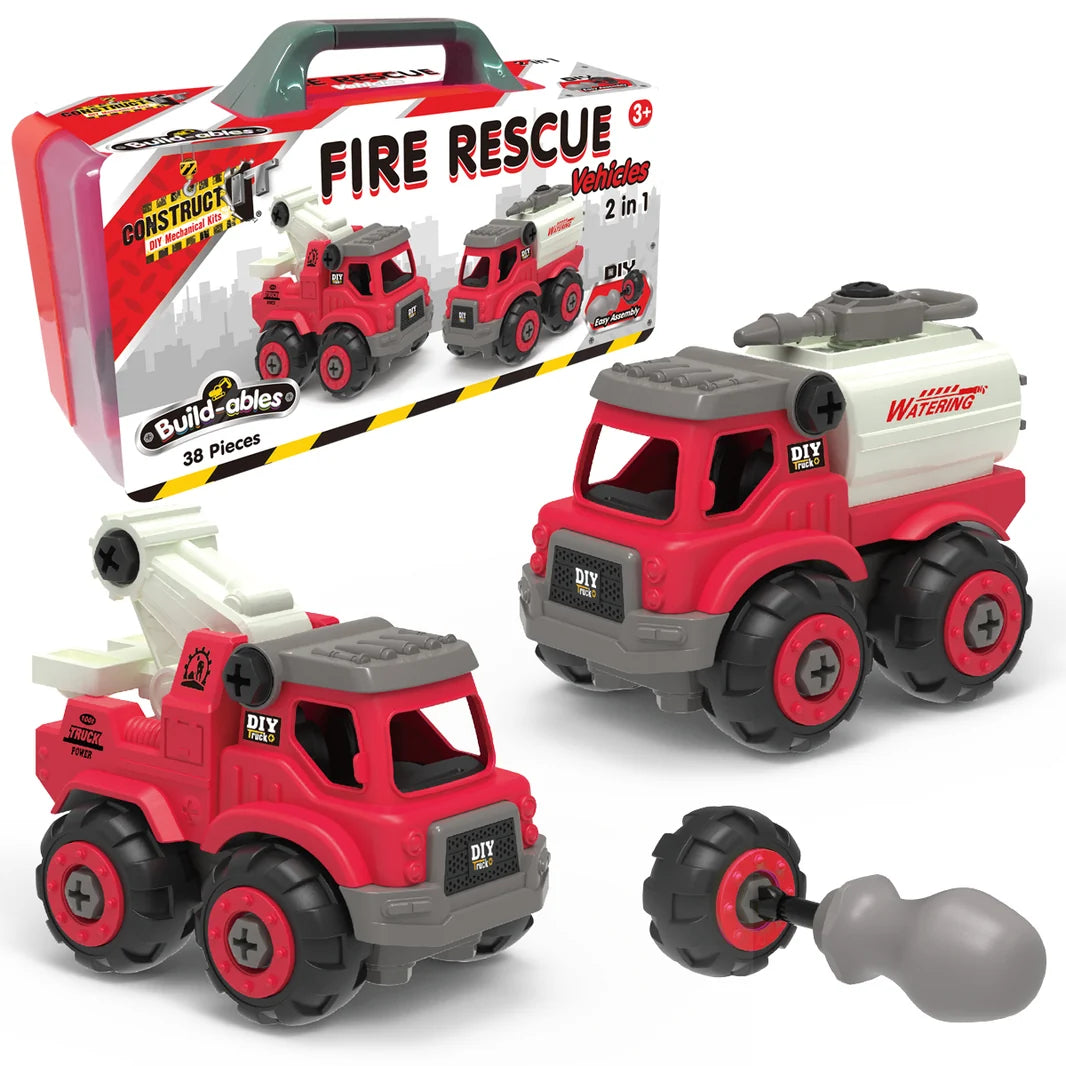 Build-ables - Fire Rescue Vehicles 2 in 1