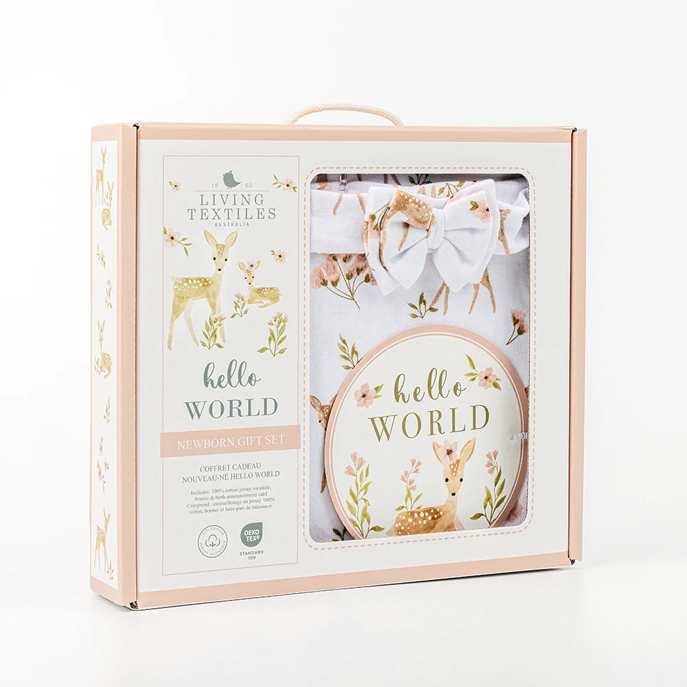 Living Textiles Hello World Gift Set- Sophia&#39;s Garden