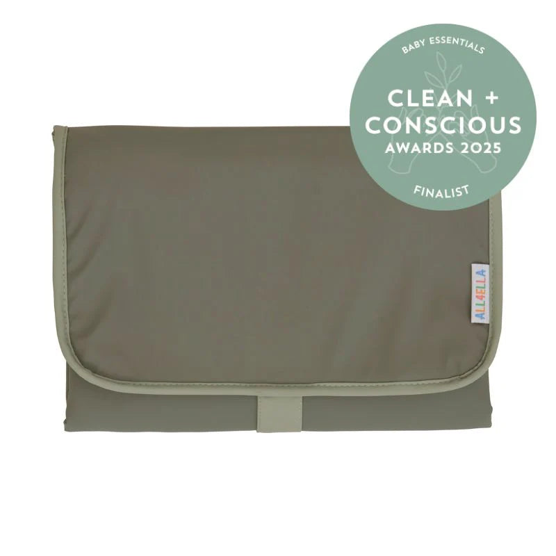 All4Ella Recycled Changing Wallet - Sage