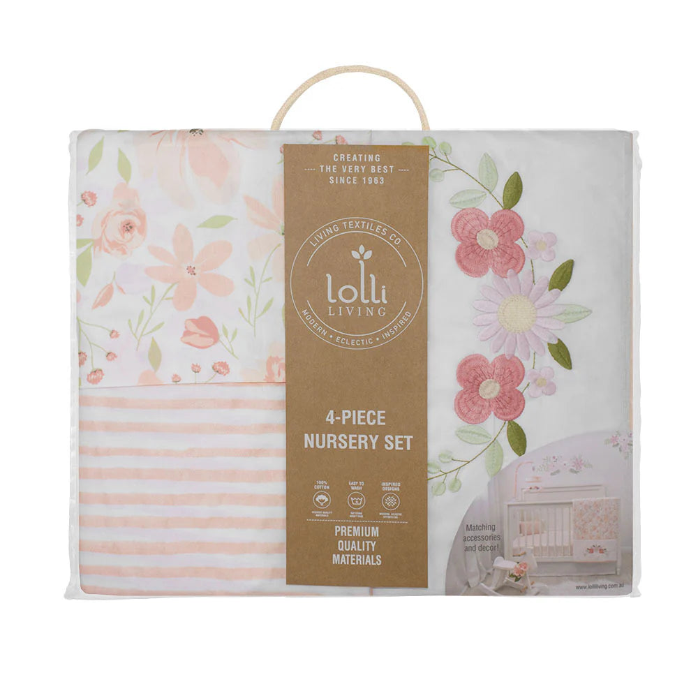 Lolli Living 4pc Nursery Set- Meadow