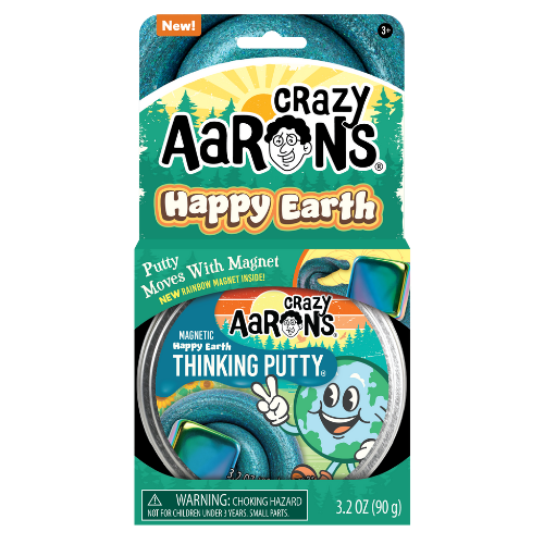 Crazy Aarons Thinking Putty - Magnetic Storms - Happy Earth