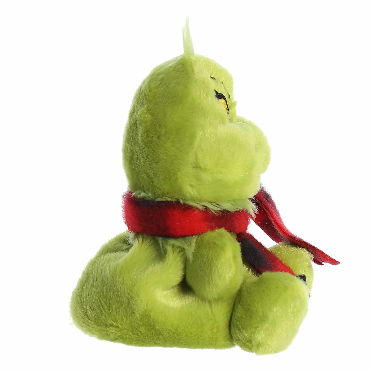 Palm Pal Grinch with Plaid Scarf