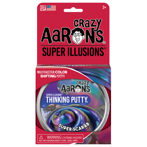 Crazy Aarons Thinking Putty - Super Scarab - Super Illusions