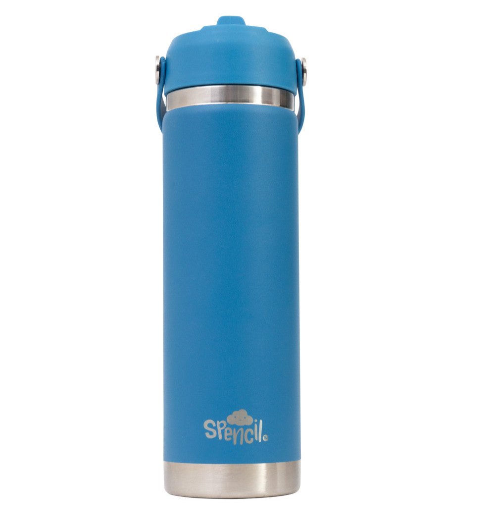 Spencil Big Insulated Water Bottle 650ml - Pacific