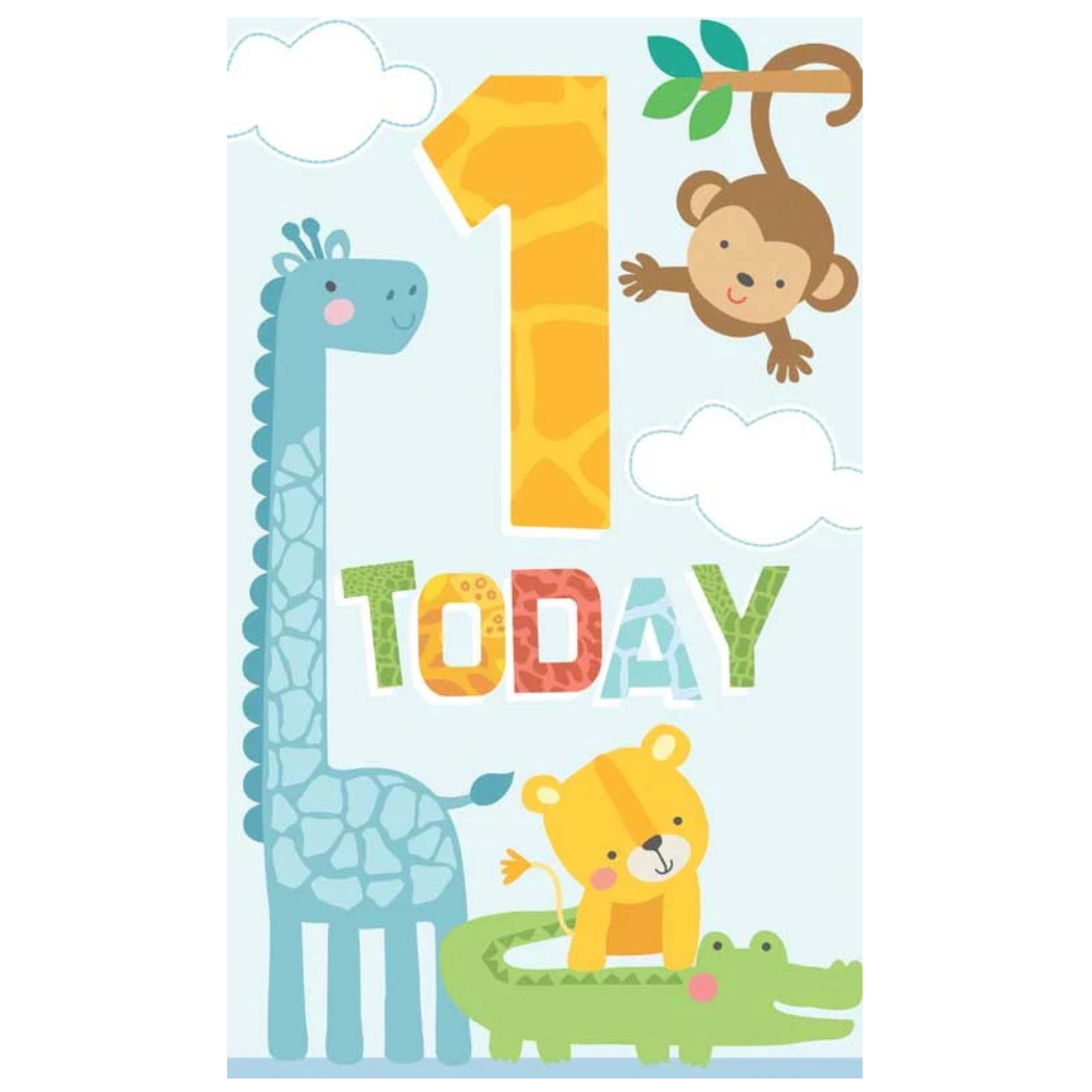 One Today Jungle Animals Card