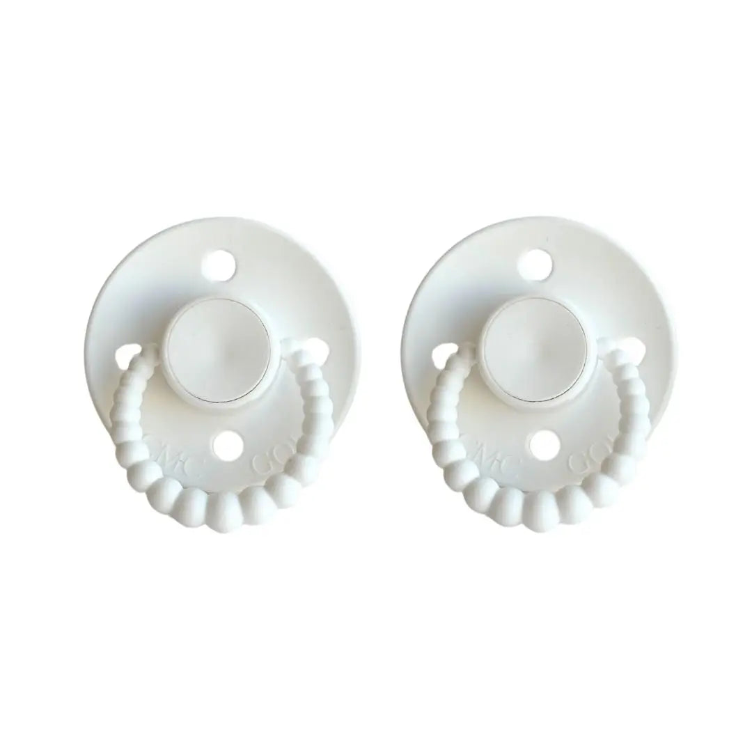 CMC &#39;Bubble&#39; Dummies - White (Glow in the Dark Handle)