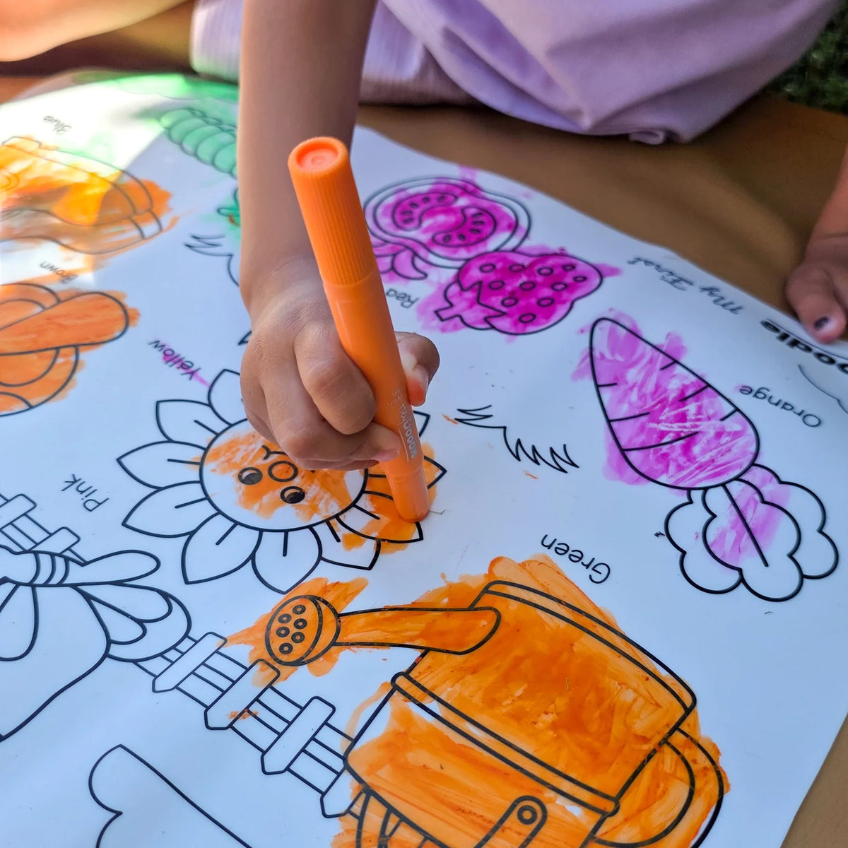 HeyDoodle My First Colours Colouring & Doodle Mat