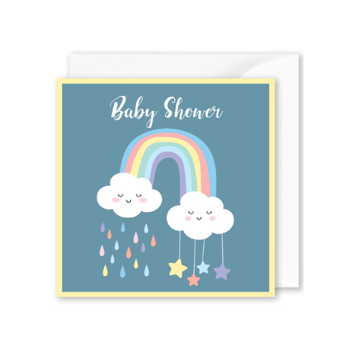 “Baby Shower” Cute Rainbow