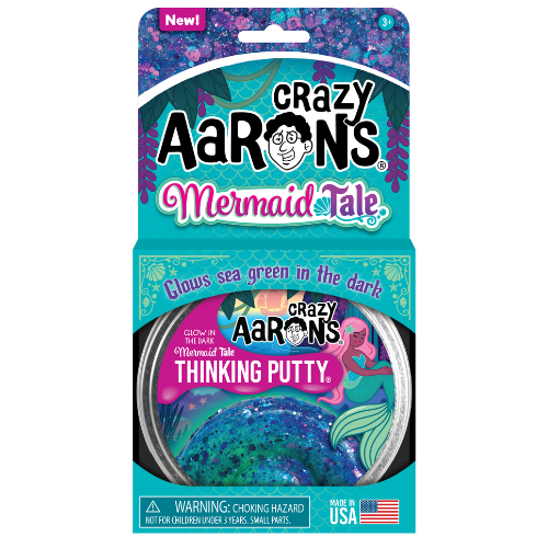 Crazy Aarons Thinking Putty - Glow - Mermaid Tale