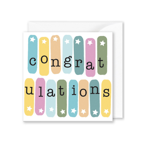 “congratulations” Coloured Bars