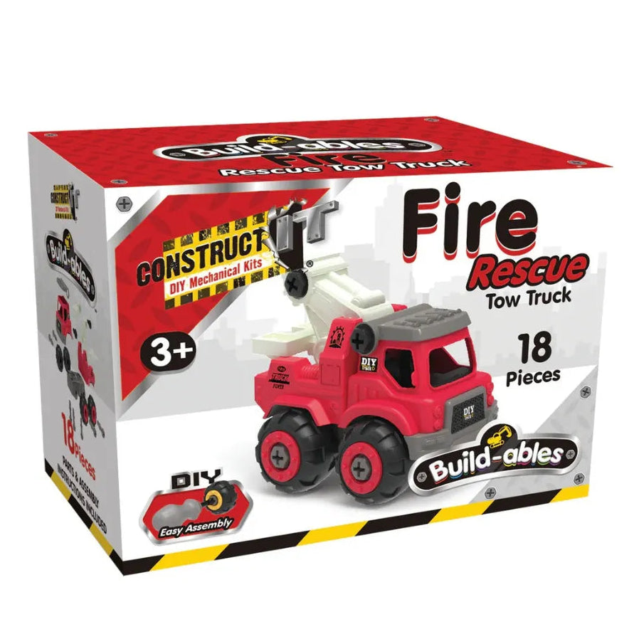 Build-ables - Fire Rescue Tow Truck