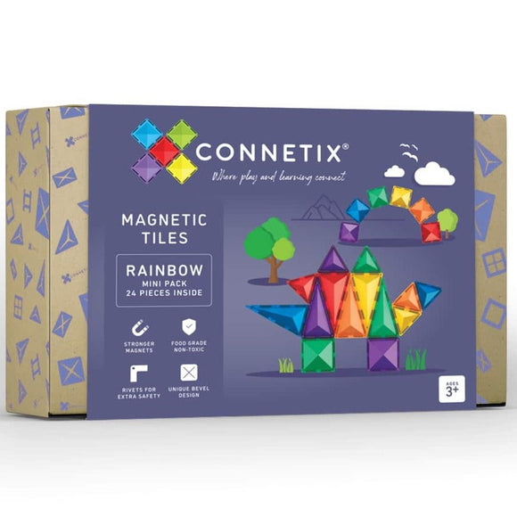 Connetix - Rainbow - 24 Piece Mini Pack