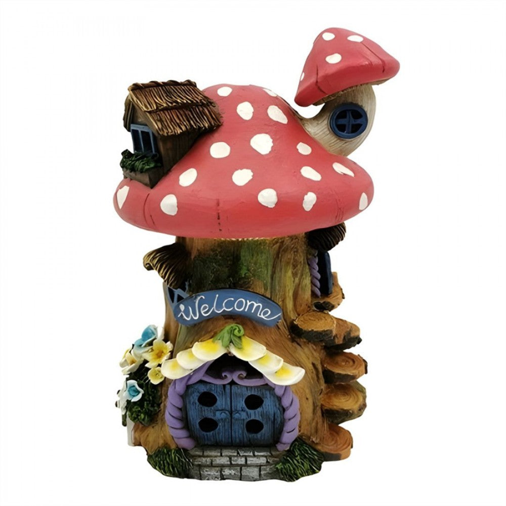 Mushroom Fairy House 24cm