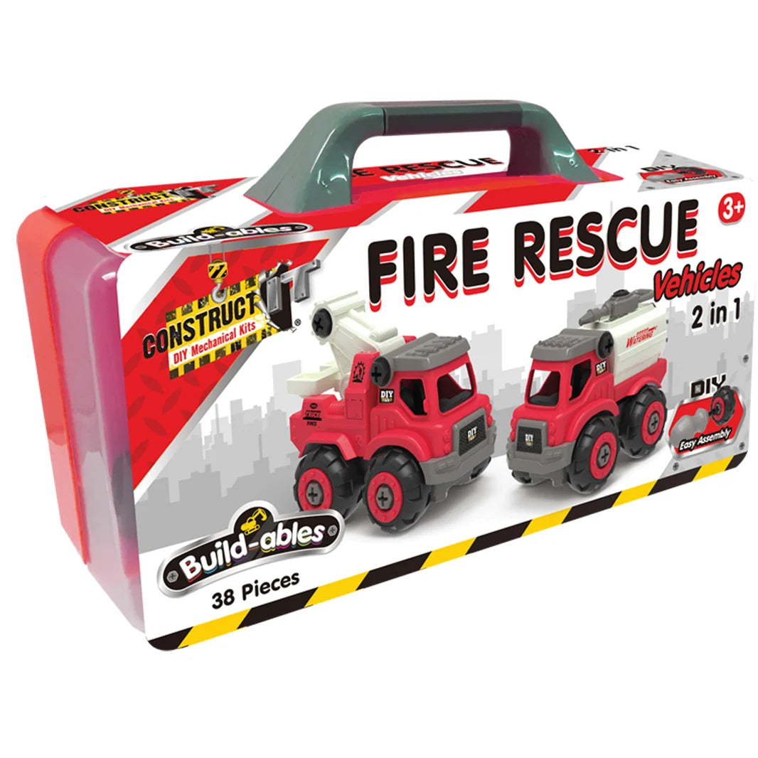 Build-ables - Fire Rescue Vehicles 2 in 1