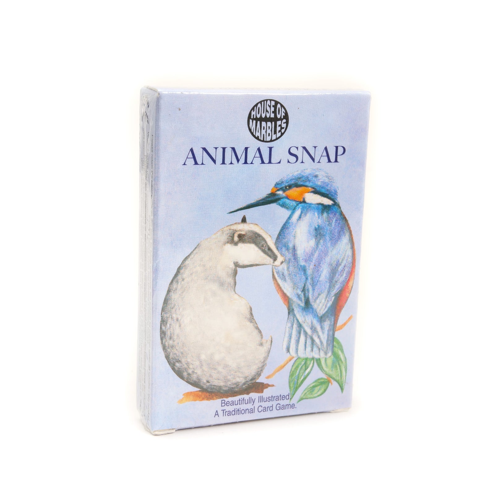 Animal Snap card game with colourful animal illustrations in compact box, classic kids matching and reflex game for ages 3+