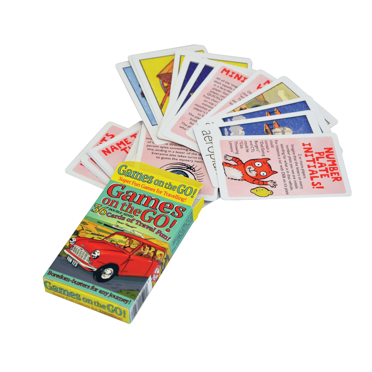 Games on the Go! Travel Cards