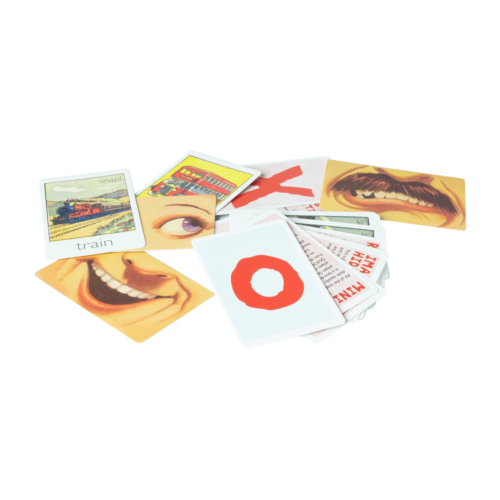 Games on the Go! Travel Cards set with 36 colourful double-sided cards featuring travel games for kids