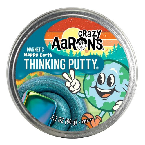 Crazy Aarons Thinking Putty - Magnetic Storms - Happy Earth