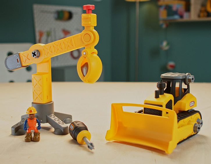 Machine Maker Junior Builder - Construction Site - Bulldozer/Crane