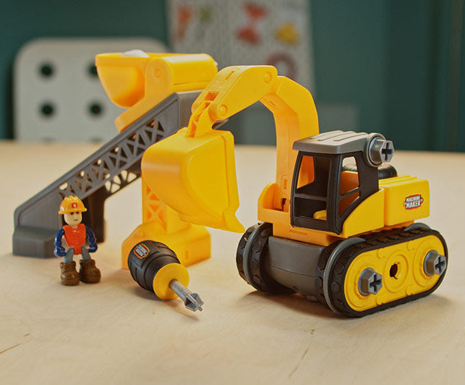 Machine Maker Junior Builder - Construction Site - Excavator/Sifter