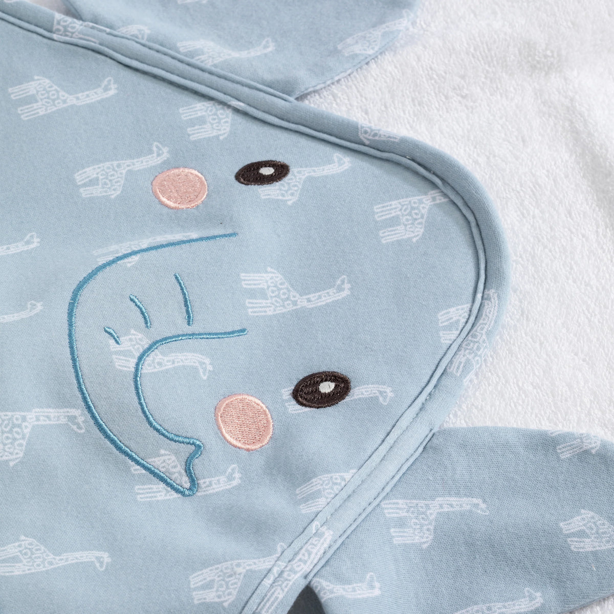 Living Textiles Hooded Towel - Elephant Safari