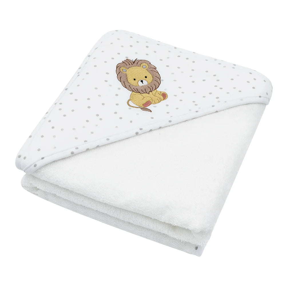 Living Textiles Hooded Towel- Lion