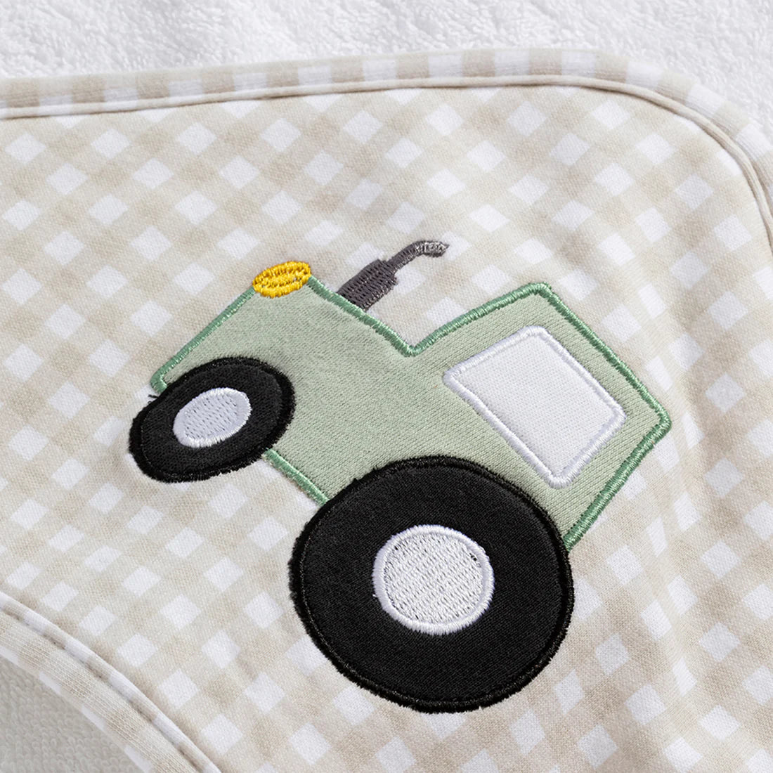 Living Textiles Hooded Towel - Tractor Ride