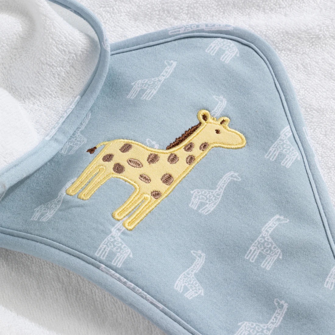 Living Textiles Hooded Towel - Giraffe Safari