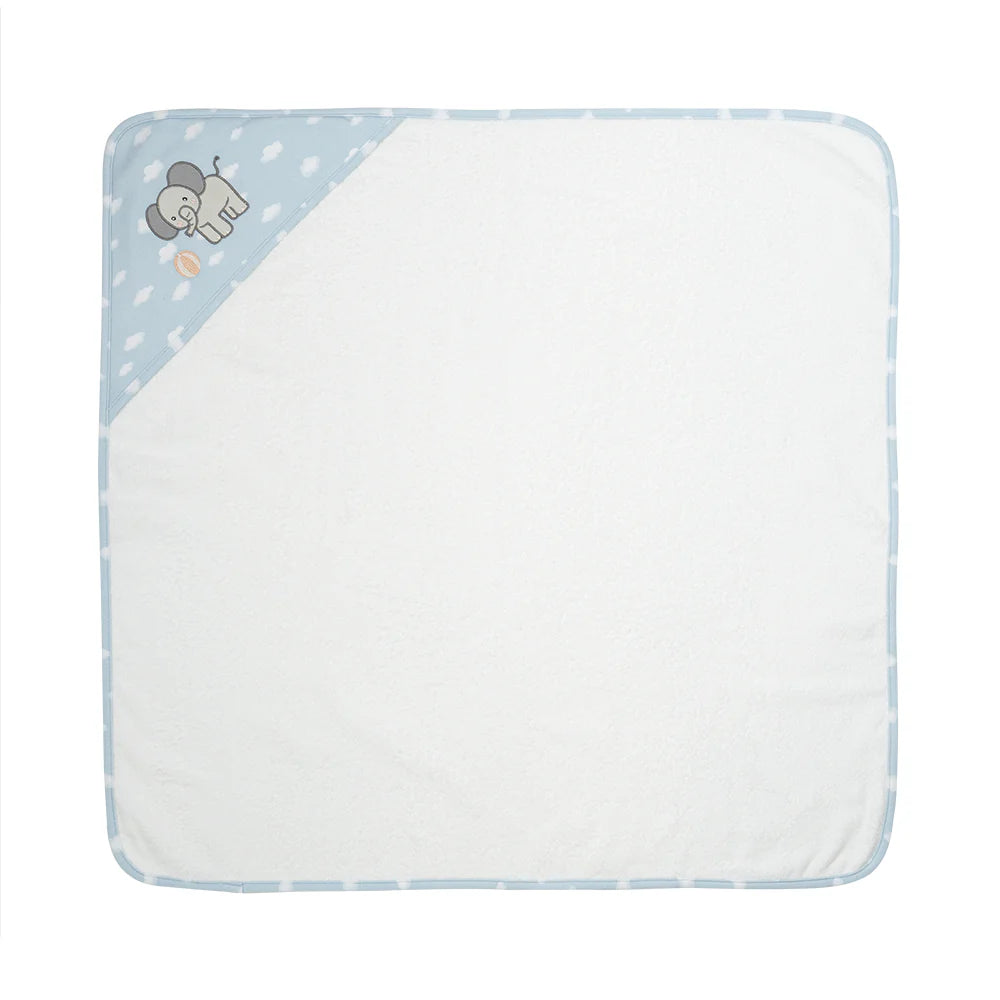 Living Textiles Hooded Towel - Elephant Playtime