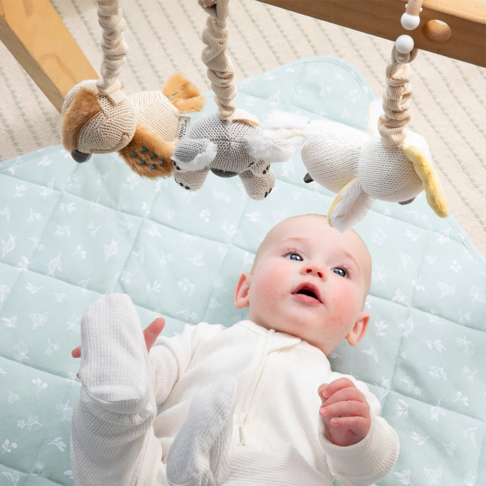 Living Textiles Stroller Toys - Kookaburra & Kangaroo