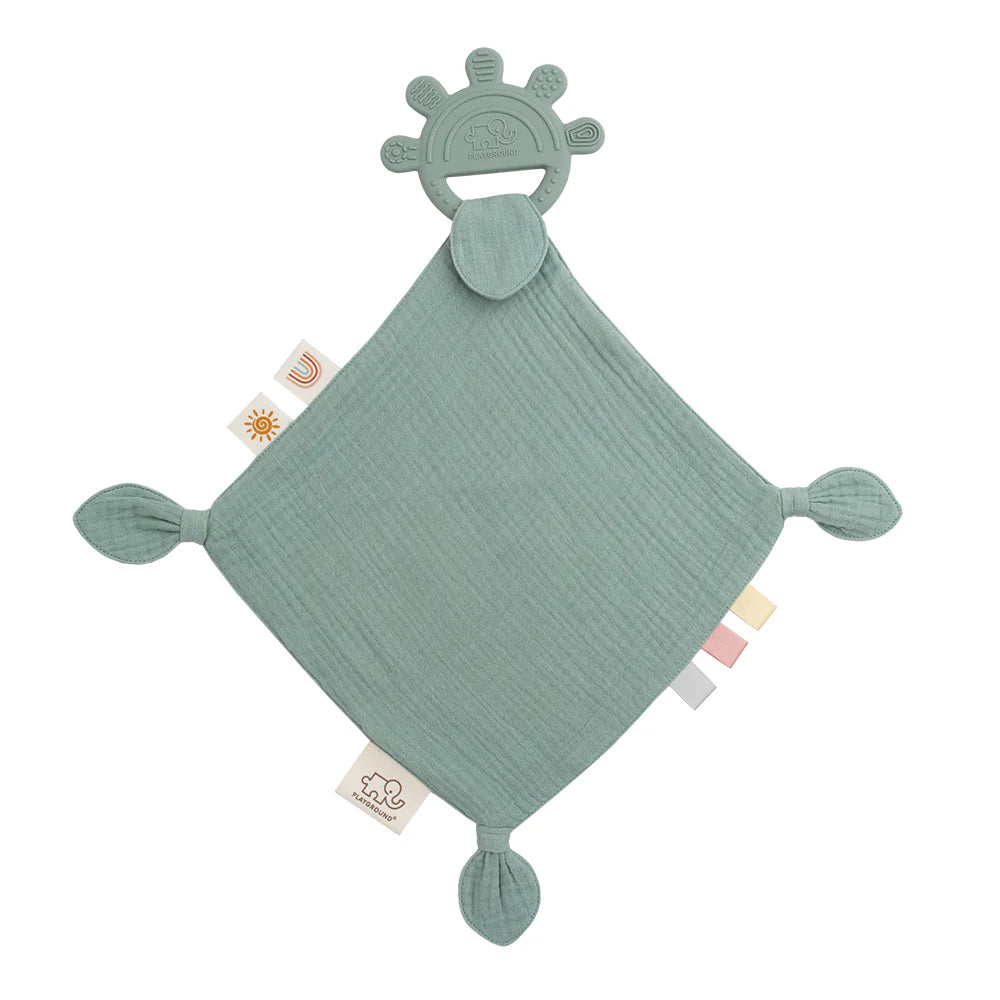 Playground Silicone Comfort Teether - Sage