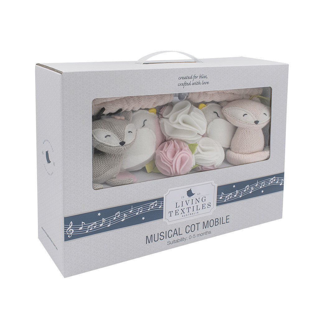 Living Textiles Musical Mobile Set - Ava Bird