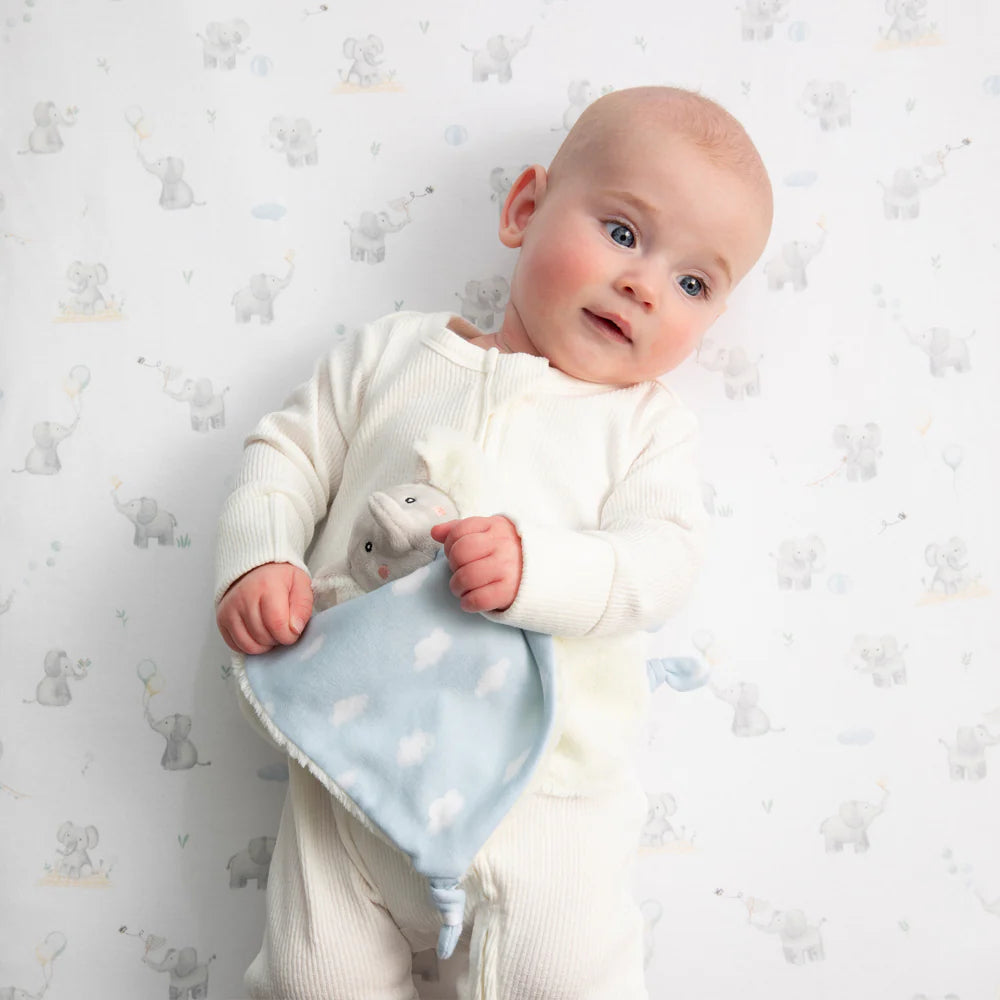 Living Textiles Security Blanket - Elephant Playtime