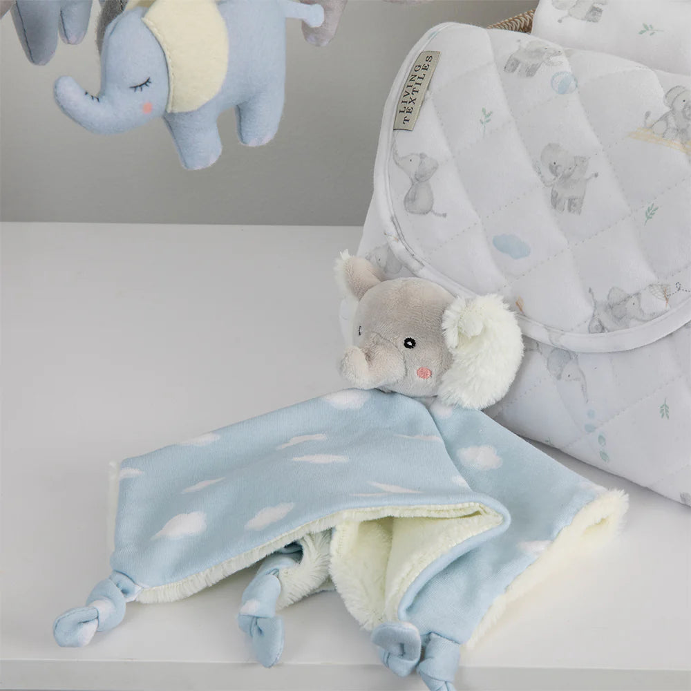 Living Textiles Security Blanket - Elephant Playtime