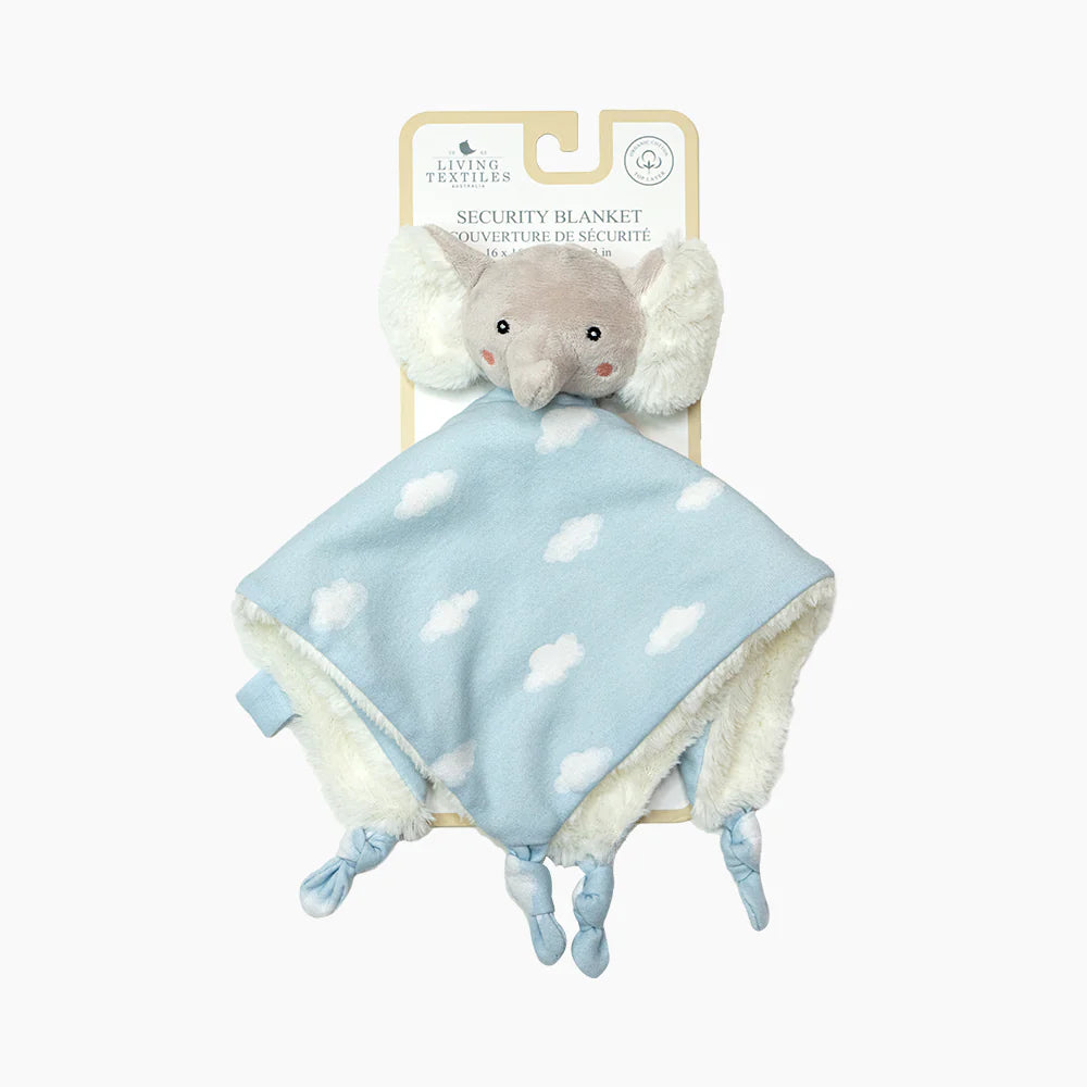 Living Textiles Security Blanket - Elephant Playtime