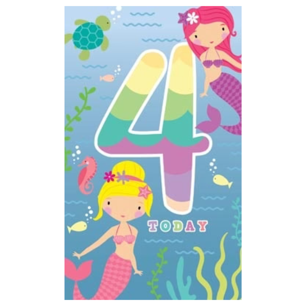 4 Today Mermaid Card