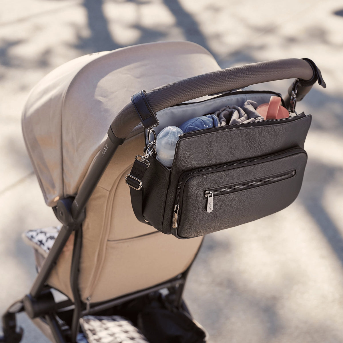 OiOi Multitasker Pram Caddy - Black