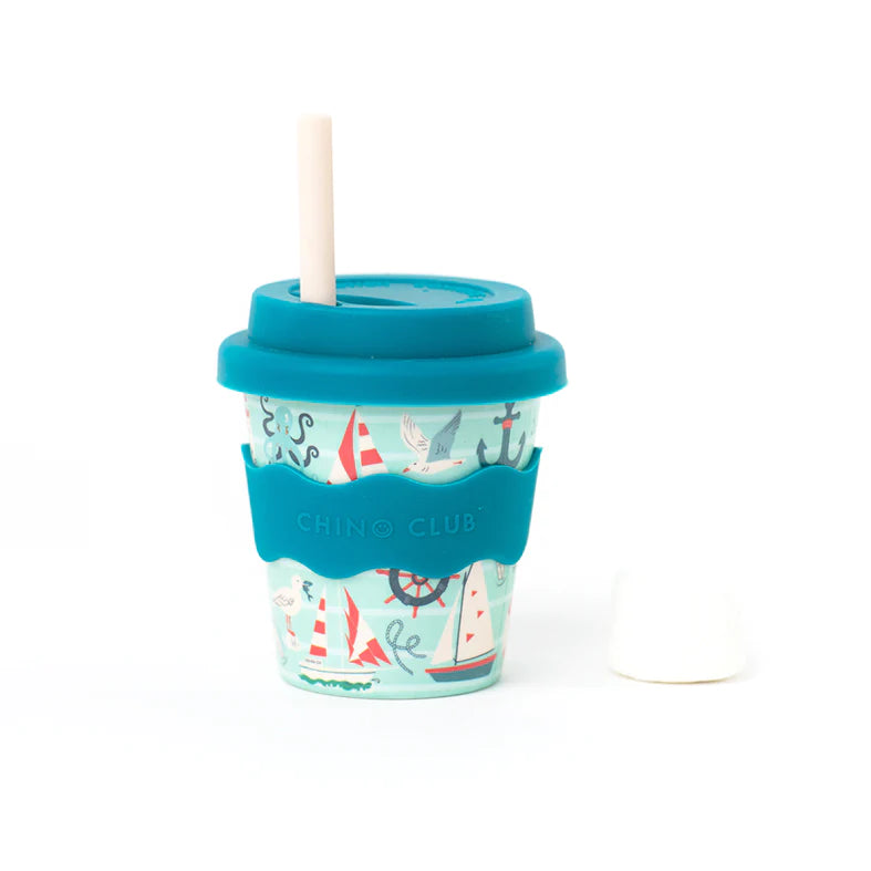 Chino Club Reusable Bamboo 4oz Cup - Sailor