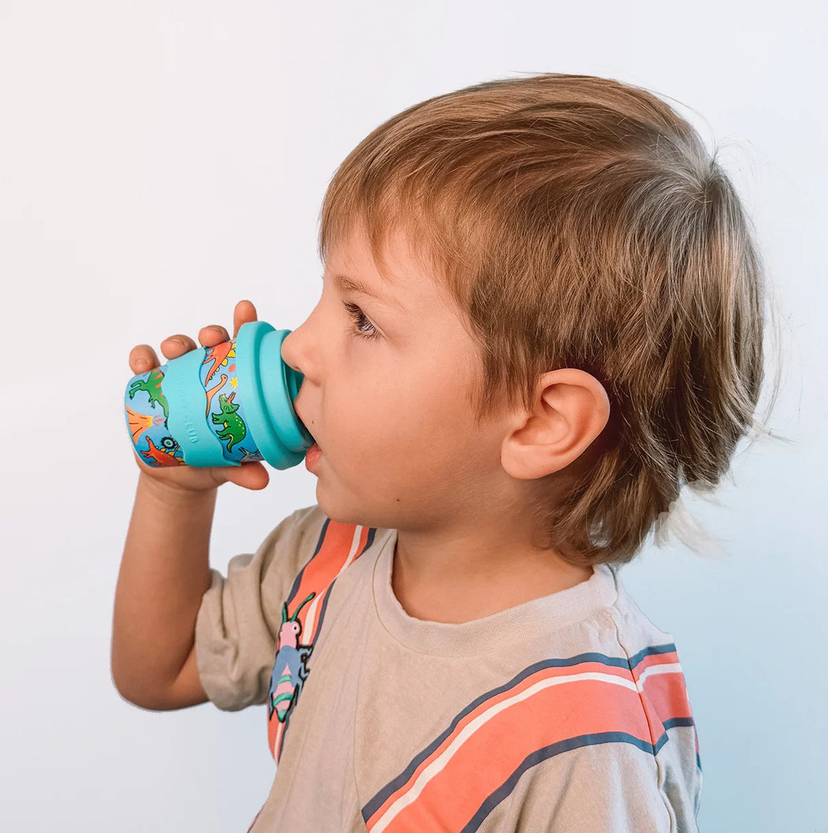 Chino Club Babychino Cup 120ml - Dinosaurs and Monster Trucks