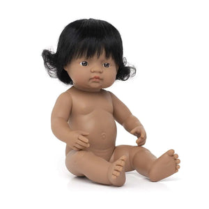 Miniland Hispanic Girl Doll- 38cm