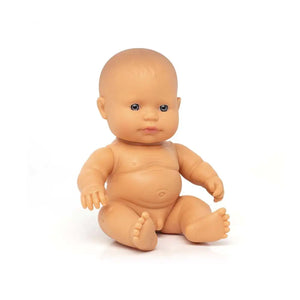 Miniland Caucasian Boy Doll- 21cm