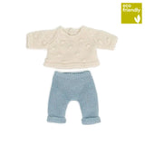 Miniland Knitted Clothing Set- for 21cm Doll